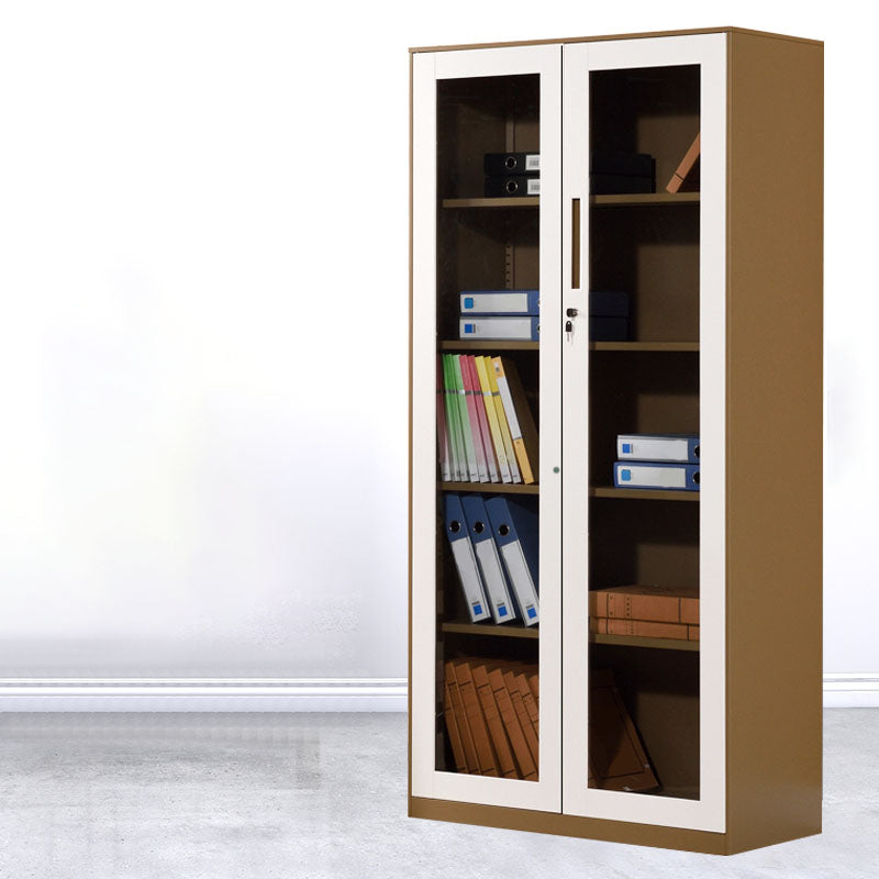 Armoire de fichiers contemporaine Cadre en acier à liborde verticale avec serrure de clé