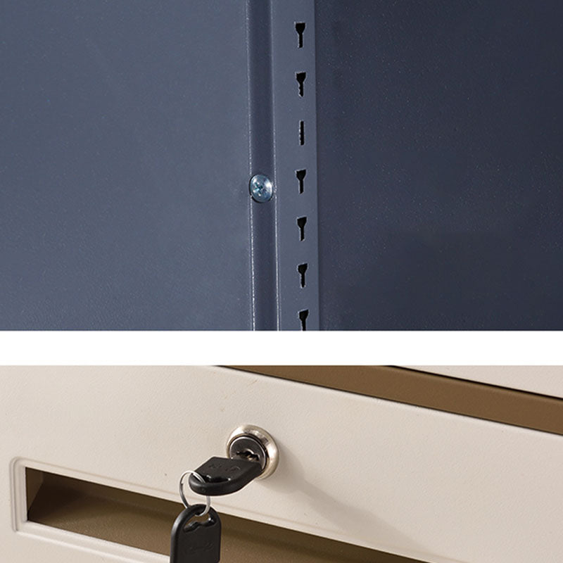 Armoire de fichiers contemporaine Cadre en acier à liborde verticale avec serrure de clé