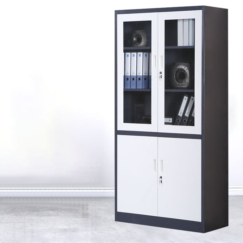 Armoire de fichiers contemporaine Cadre en acier à liborde verticale avec serrure de clé