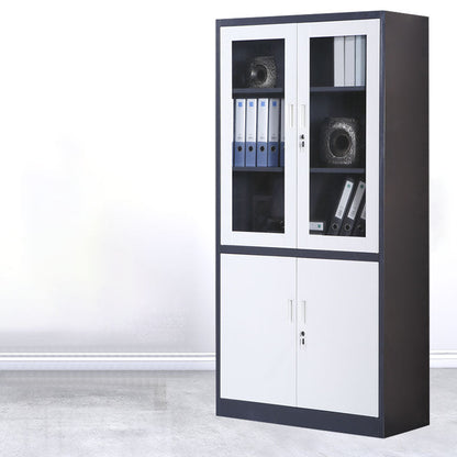 Armoire de fichiers contemporaine Cadre en acier à liborde verticale avec serrure de clé