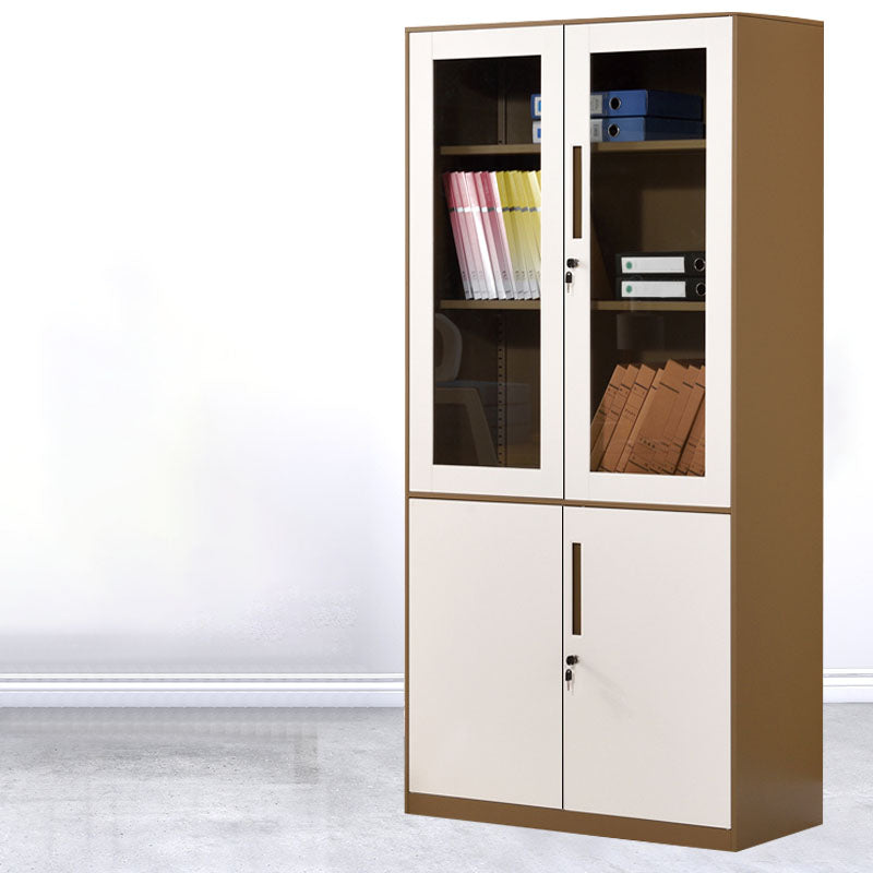 Armoire de fichiers contemporaine Cadre en acier à liborde verticale avec serrure de clé