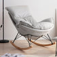 Modern Rocking Chair Solid Color Indoor Rocker Chair with Dark Legs Grey Clearhalo 'Chairs & Seating' 'furn' 'furn_rocking_chairs' 'Furniture' 'Living Room Furniture' 'Rocking Chairs' 'rocking_chairs' 6606331