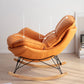 Modern Rocking Chair Solid Color Indoor Rocker Chair with Dark Legs Clearhalo 'Chairs & Seating' 'furn' 'furn_rocking_chairs' 'Furniture' 'Living Room Furniture' 'Rocking Chairs' 'rocking_chairs' 6606336