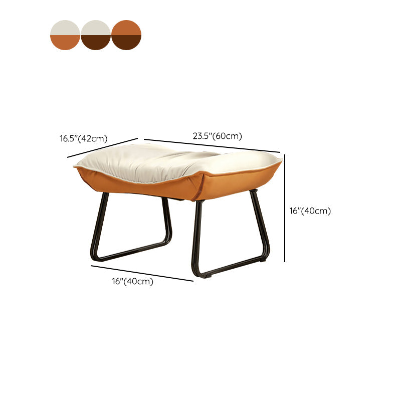 Modern Rocker Chair Metal Frame Tufted Cushion Spindle Rocker Chair for Living Room Clearhalo 'Chairs & Seating' 'furn' 'furn_rocking_chairs' 'Furniture' 'Living Room Furniture' 'Rocking Chairs' 'rocking_chairs' 6606373
