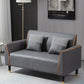 Glam Tight Back Flared Arm Living Room Faux Leather Standard Seating