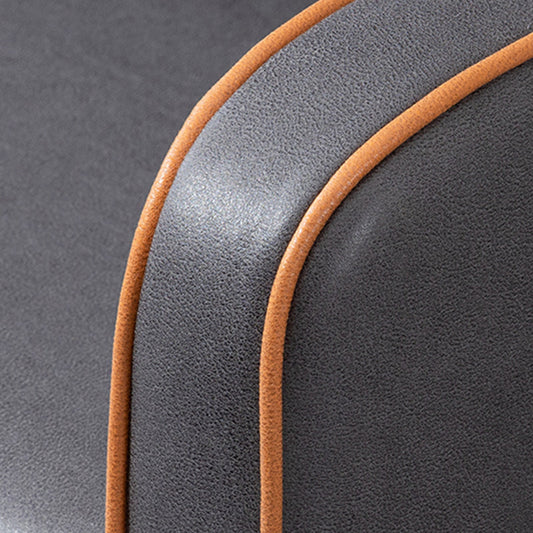 Glamouriger Rückenquadrat Arm Wohnzimmer Faux Leder Standard Sitzgelegenheiten