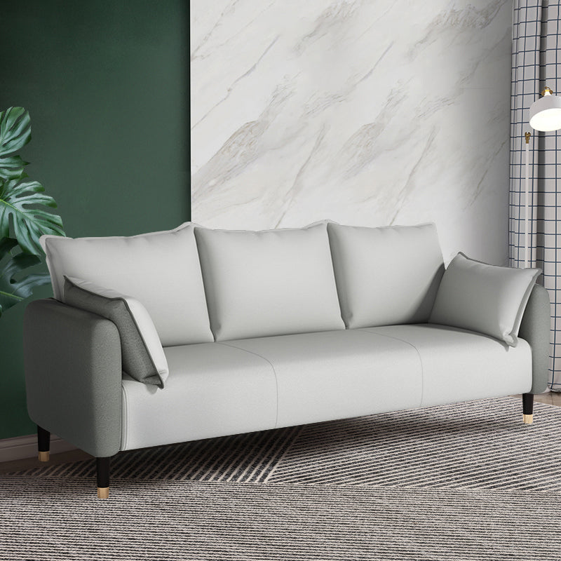 グラム枕正方形のアームリビングルームフェイクレザー標準座席