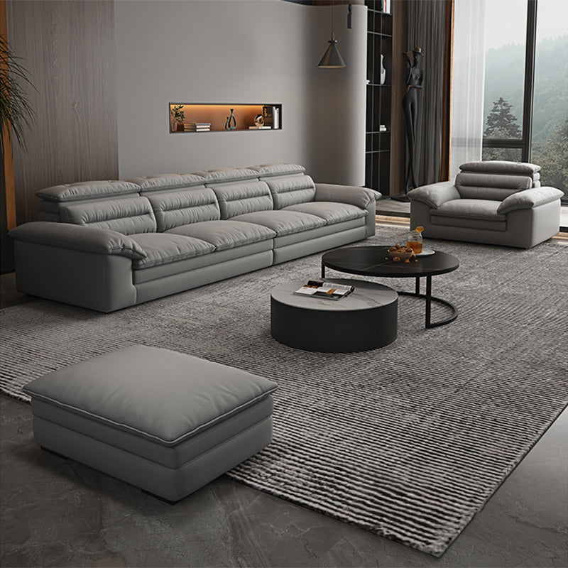 Fucido inolce contemporaneo grigio chiaro grigio chiaro cuscino posteriore cuscino.