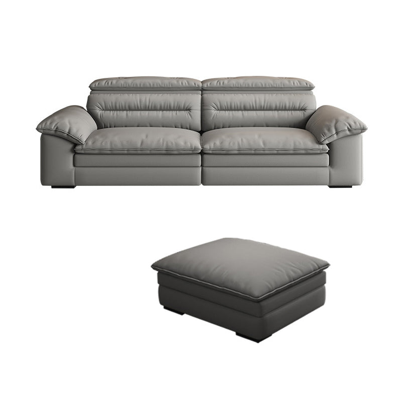 Fucido inolce contemporaneo grigio chiaro grigio chiaro cuscino posteriore cuscino.