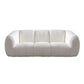 Divano di lana minimalista con chaise in bianco divano in tessuto da 29,1 "H