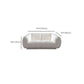 Divano di lana minimalista con chaise in bianco divano in tessuto da 29,1 "H