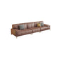 Pillow Top Arm Farmhouse Seating Dark Brown Living Room Settee