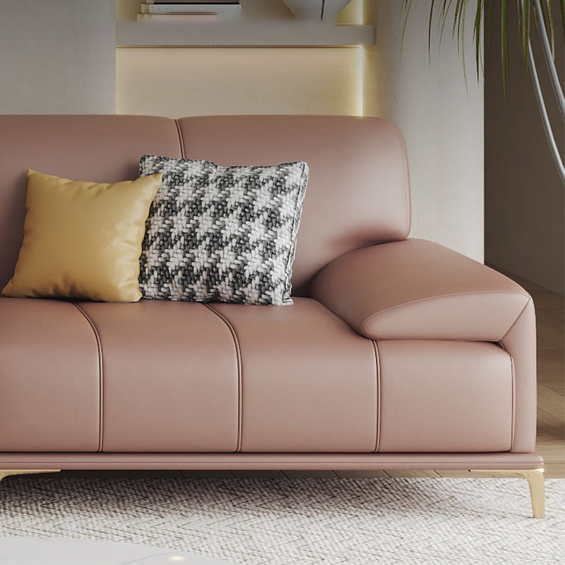 Pillow Top Arm Farmhouse Seating Dark Brown Living Room Settee