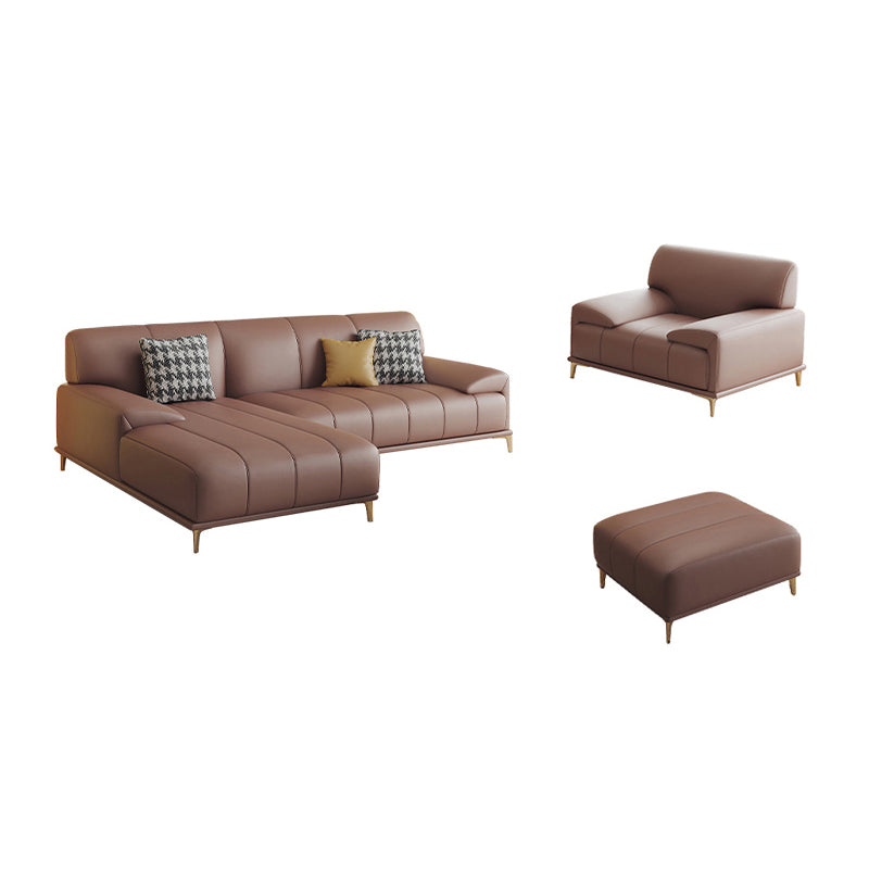 Pillow Top Arm Farmhouse Seating Dark Brown Living Room Settee