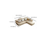 Tufted Scroll Arm Chesterfield Sofa and Chaise Genuine Leather Sofa with Pillows Clearhalo 'furn' 'furn_sectionals' 'Furniture' 'Living Room Furniture' 'Sectionals' 6606740