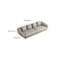 Glam Sloped Arm Sofa with Pillows Genuine Leather Sofa in Gray Clearhalo 'furn' 'furn_sectionals' 'Furniture' 'Living Room Furniture' 'Sectionals' 6606785