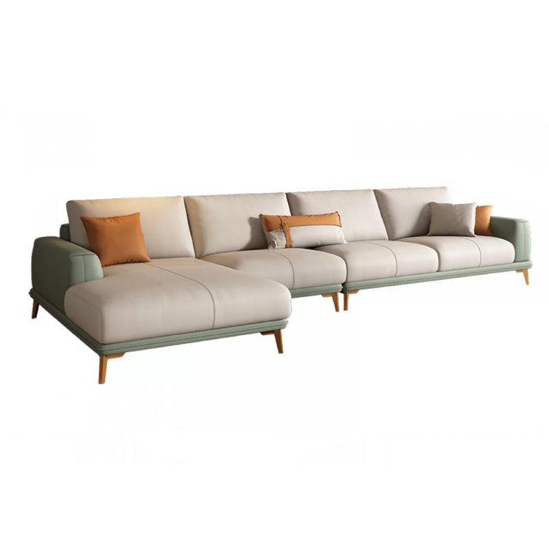 Canapé sectionnel en faux cuir