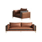 Mitte des Jahrhunderts moderner Sofa 35,4 "breite Ledersitze für Wohnzimmer