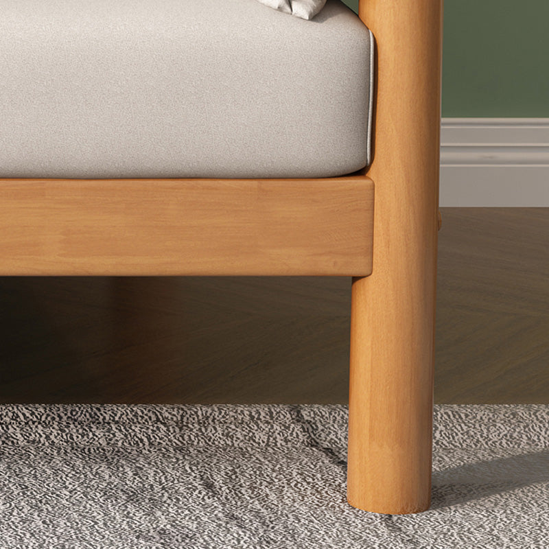 Scandinavian Pillow Top Arm Sofa Loose Back Living Room Settee