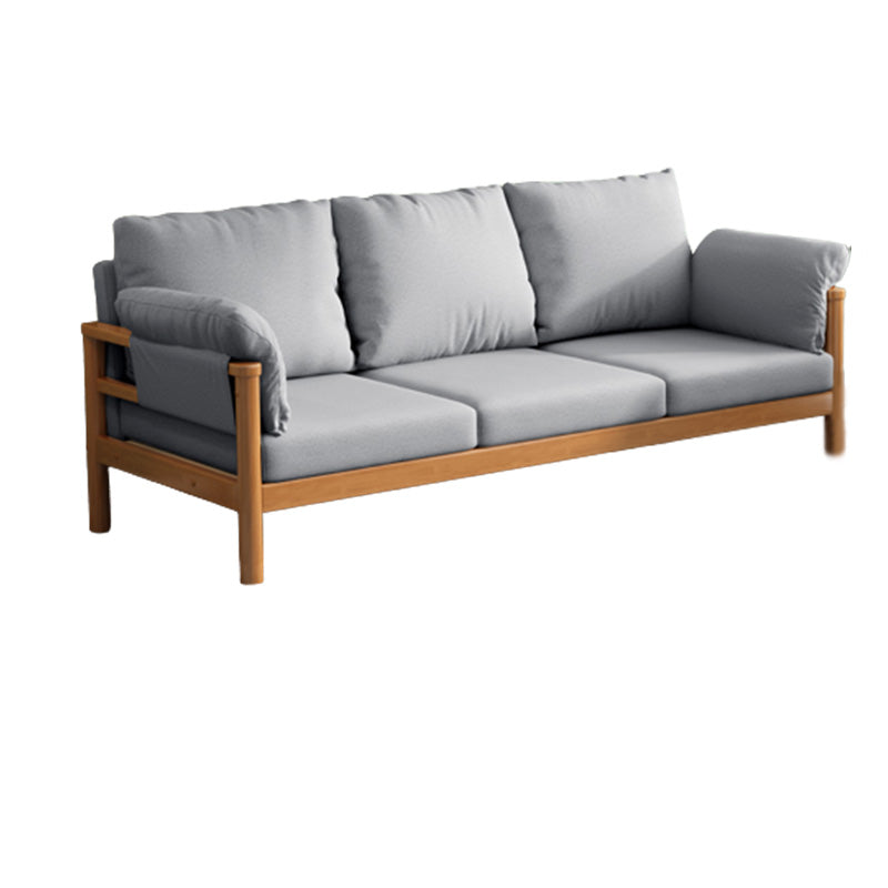 Scandinavian Pillow Top Arm Sofa Loose Back Living Room Settee