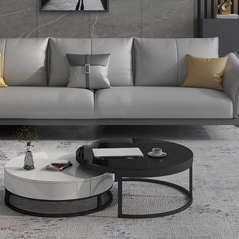 Tessuto di divano largo tropicale da 35 "sedute grigie svasate per soggiorno