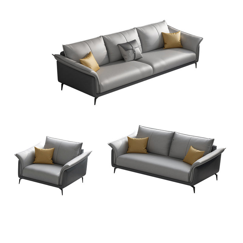 Tessuto di divano largo tropicale da 35 "sedute grigie svasate per soggiorno