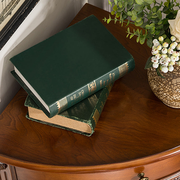 Mid-Century Modern Cabinet with Doors and Cabriole Legs in Solid Wood Clearhalo 'Cabinets & Chests' 'cabinets_chests' 'furn' 'furn_cabinets_chests' 'Furniture' 'Living Room Furniture' 6607276