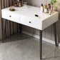 15.75" Wide Make-up Vanity White Makeup Vanity Desk Table with 2 Drawers