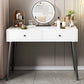 15.75" Wide Make-up Vanity White Makeup Vanity Desk Table with 2 Drawers