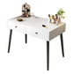 15.75" Wide Make-up Vanity White Makeup Vanity Desk Table with 2 Drawers