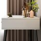 15.75" Wide Make-up Vanity White Makeup Vanity Desk Table with 2 Drawers