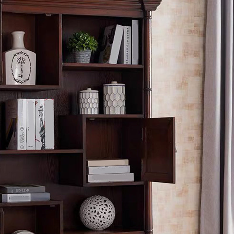 Industrial Rectangle Cabinet with 3 Doors and Shelves in Solid Wood Clearhalo 'Cabinets & Chests' 'cabinets_chests' 'furn' 'furn_cabinets_chests' 'Furniture' 'Living Room Furniture' 6607336