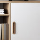 Table basse simple Natural 1 Table de cocktail moderne à 1 porte avec rangement