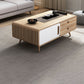 Table basse simple Natural 1 Table de cocktail moderne à 1 porte avec rangement