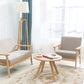 Contemporary Wooden Cocktail Table Round / Square / Triangle Top Coffee Table Clearhalo 'Coffee & Accent Tables' 'Coffee Tables' 'coffee_tables' 'furn' 'furn_coffee_tables' 'Furniture' 'Living Room Furniture' 6607461