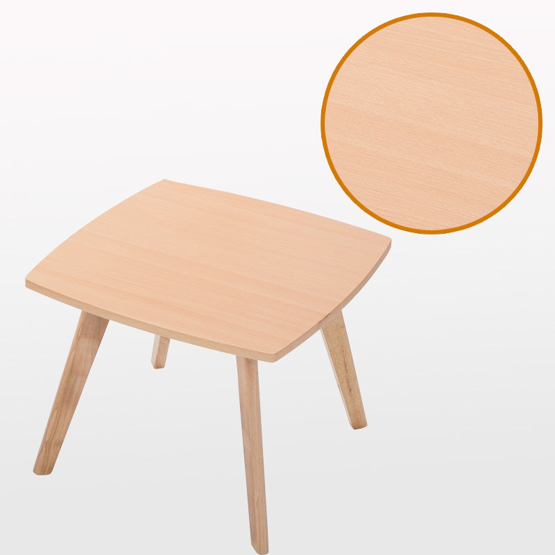 Contemporary Wooden Cocktail Table Round / Square / Triangle Top Coffee Table 24"L x 24"W x 16"H Natural Square Clearhalo 'Coffee & Accent Tables' 'Coffee Tables' 'coffee_tables' 'furn' 'furn_coffee_tables' 'Furniture' 'Living Room Furniture' 6607462