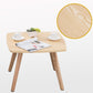 Contemporary Wooden Cocktail Table Round / Square / Triangle Top Coffee Table 24"L x 24"W x 16"H Wood Square Clearhalo 'Coffee & Accent Tables' 'Coffee Tables' 'coffee_tables' 'furn' 'furn_coffee_tables' 'Furniture' 'Living Room Furniture' 6607477