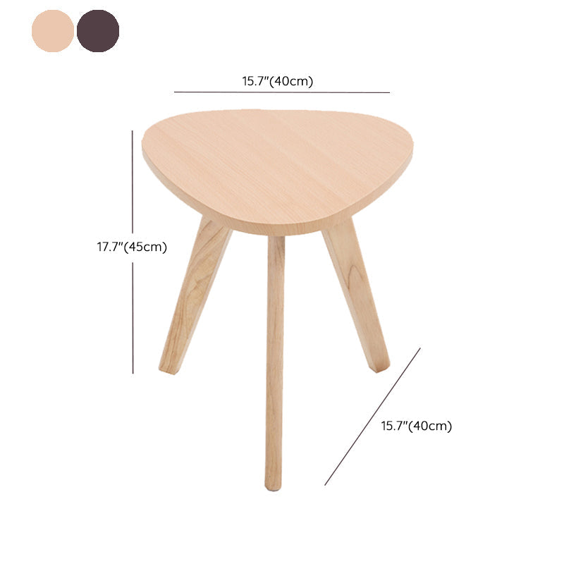 Contemporary Wooden Cocktail Table Round / Square / Triangle Top Coffee Table Clearhalo 'Coffee & Accent Tables' 'Coffee Tables' 'coffee_tables' 'furn' 'furn_coffee_tables' 'Furniture' 'Living Room Furniture' 6607484