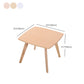 Contemporary Wooden Cocktail Table Round / Square / Triangle Top Coffee Table Clearhalo 'Coffee & Accent Tables' 'Coffee Tables' 'coffee_tables' 'furn' 'furn_coffee_tables' 'Furniture' 'Living Room Furniture' 6607487