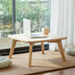 Solid Wood 4 Legs Coffee Table Modern 11.8" H Cocktail Table Clearhalo 'Coffee & Accent Tables' 'Coffee Tables' 'coffee_tables' 'furn' 'furn_coffee_tables' 'Furniture' 'Living Room Furniture' 6607589