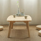 Solid Wood 4 Legs Coffee Table Modern 11.8" H Cocktail Table Clearhalo 'Coffee & Accent Tables' 'Coffee Tables' 'coffee_tables' 'furn' 'furn_coffee_tables' 'Furniture' 'Living Room Furniture' 6607592