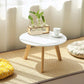 Solid Wood 4 Legs Coffee Table Modern 11.8" H Cocktail Table Clearhalo 'Coffee & Accent Tables' 'Coffee Tables' 'coffee_tables' 'furn' 'furn_coffee_tables' 'Furniture' 'Living Room Furniture' 6607593