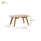 Solid Wood 4 Legs Coffee Table Modern 11.8" H Cocktail Table Clearhalo 'Coffee & Accent Tables' 'Coffee Tables' 'coffee_tables' 'furn' 'furn_coffee_tables' 'Furniture' 'Living Room Furniture' 6607616