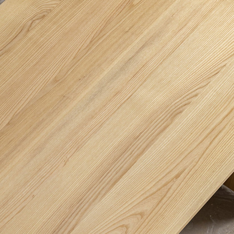 Contemporary 1 Single Coffee Cocktail Table in Pine Wood with 2 Legs Clearhalo 'Coffee & Accent Tables' 'Coffee Tables' 'coffee_tables' 'furn' 'furn_coffee_tables' 'Furniture' 'Living Room Furniture' 6607687