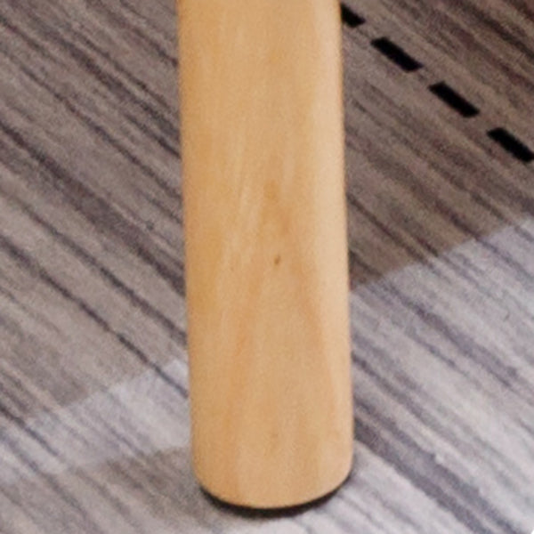 Modernes massives Holzendrutsche 4 Beine mit Regal Doppelstufe Beistelltisch