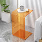 11.81" Wide Side Table Modernistic Acrylic Side End Snack Table