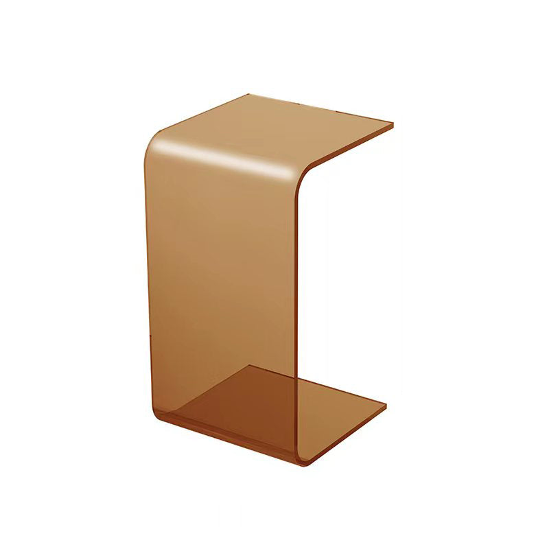 11.81" Wide Side Table Modernistic Acrylic Side End Snack Table