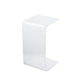 11.81" Wide Side Table Modernistic Acrylic Side End Snack Table