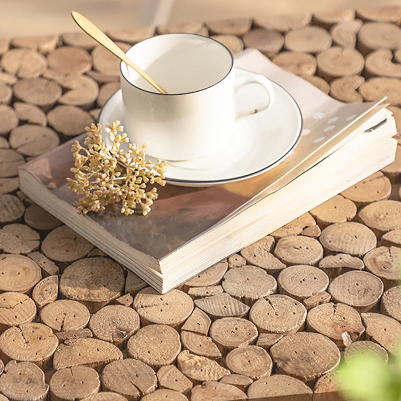 Rustic Solid Wood Side Table Square Distressed Brown Accent Side Table Clearhalo 'Coffee & Accent Tables' 'End & Side Tables' 'end_side_tables' 'furn' 'furn_end_side_tables' 'Furniture' 'Living Room Furniture' 6607917