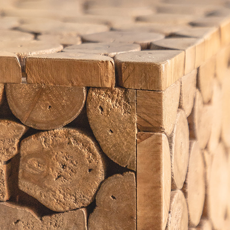 Rustic Solid Wood Side Table Square Distressed Brown Accent Side Table Clearhalo 'Coffee & Accent Tables' 'End & Side Tables' 'end_side_tables' 'furn' 'furn_end_side_tables' 'Furniture' 'Living Room Furniture' 6607918